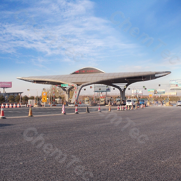 Toll stations on highways in northern China